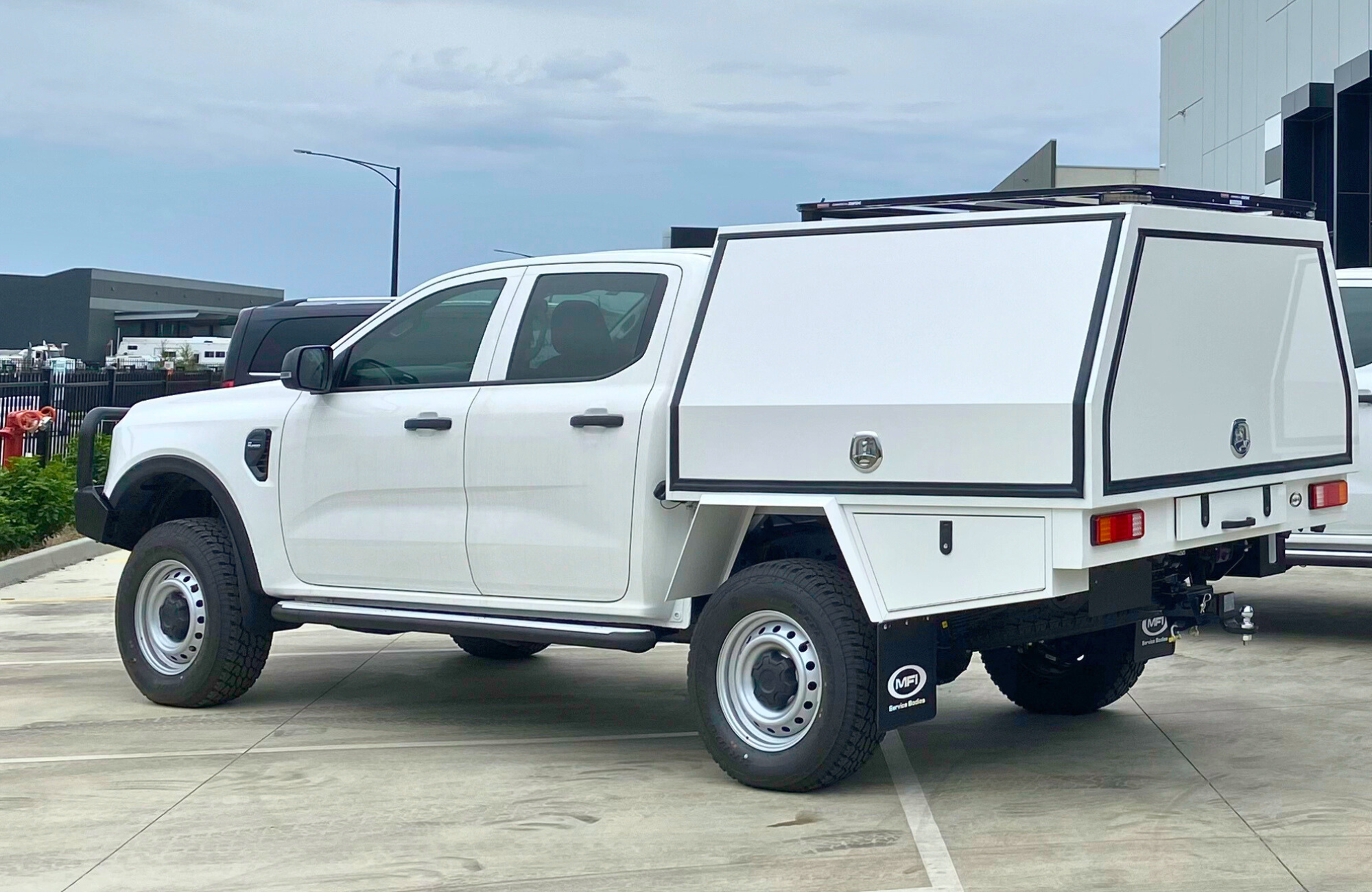 Security features for ute canopies