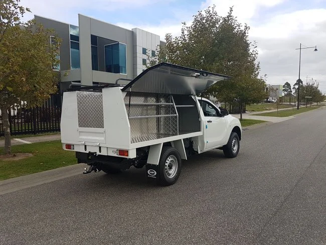 MFI Service Body with custom canopy