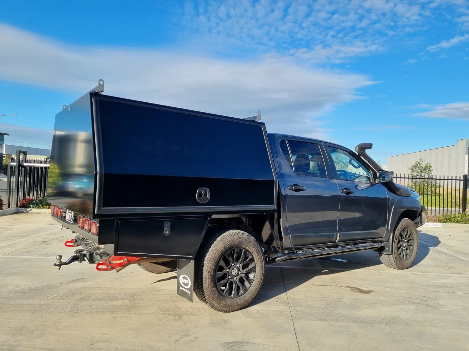 Secure tools and equipment in a ute service body