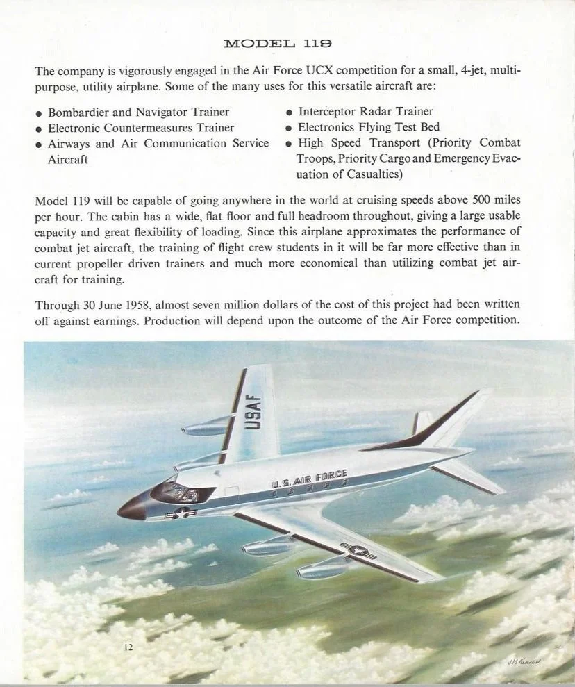 Original United States Air Force McDonnell 119 publication for the UCX Competition