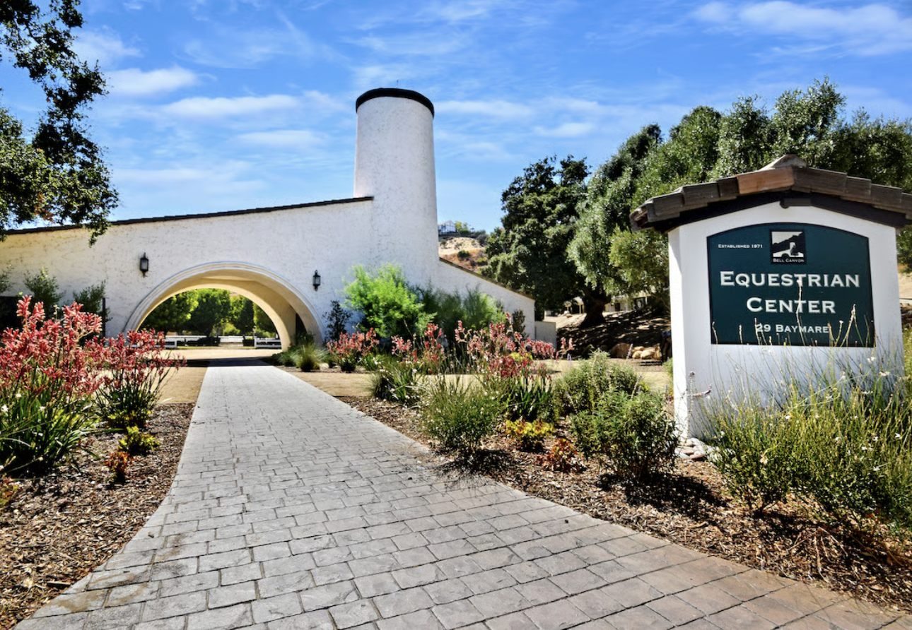 Bell Canyon: the Cliff May stables on the county line