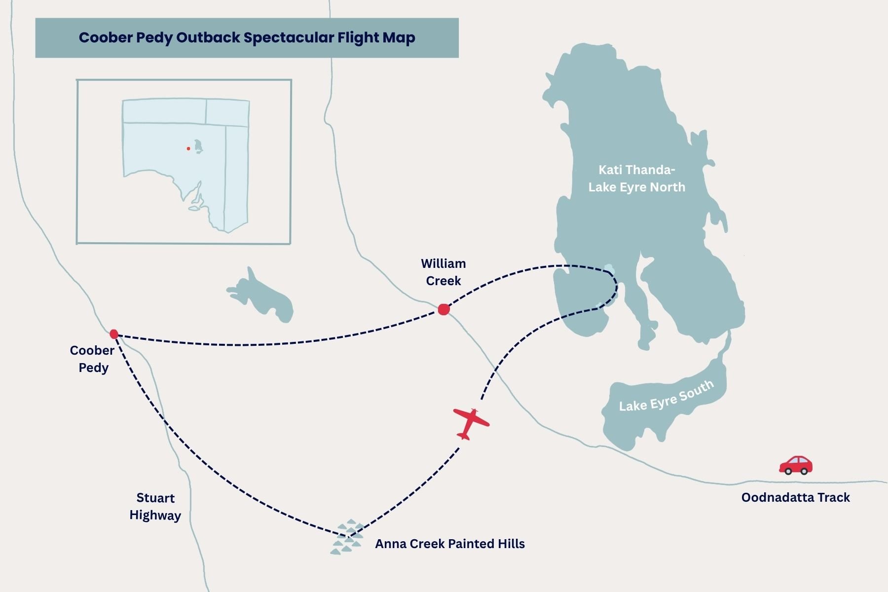 Project Five - Maps drawn on Procreate for Scenic Flight Business