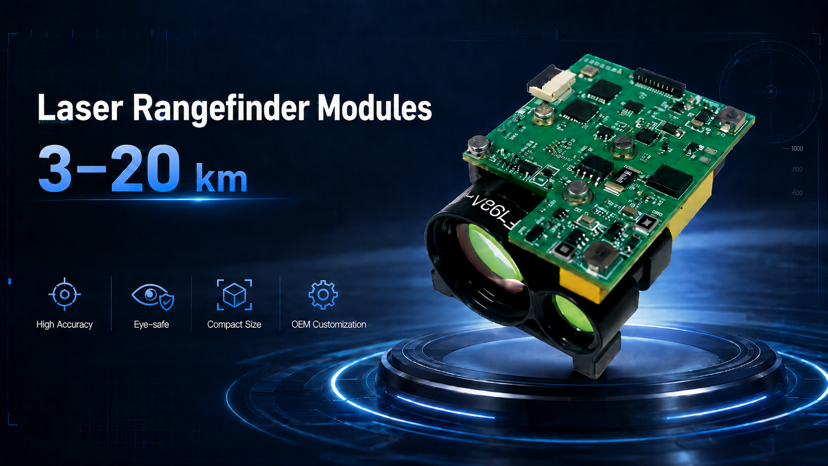 1535 nm Laser Rangefinder Module for OEM Integration