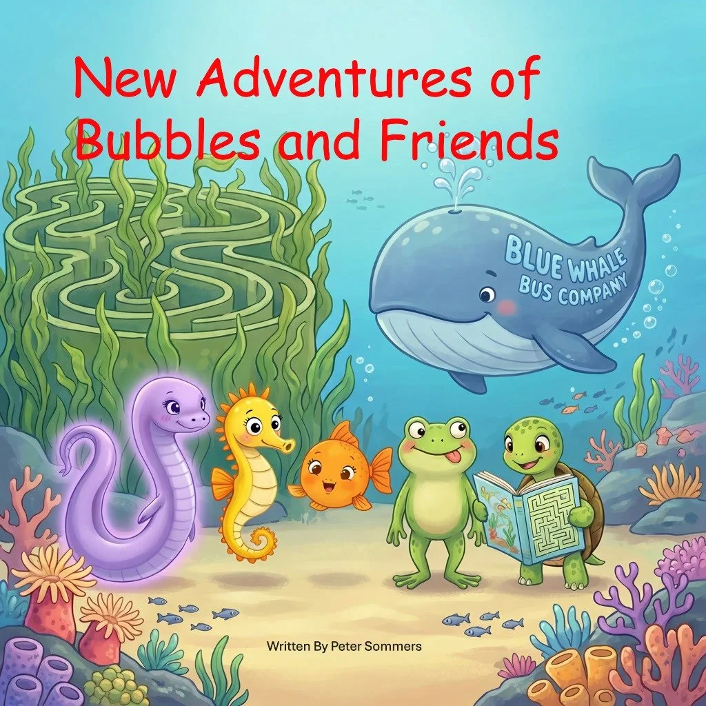 Bubbles Children's book cover - Aqua Harbor Press™