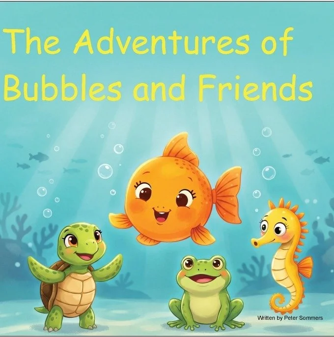 Bubbles Children's book cover - Aqua Harbor Press™