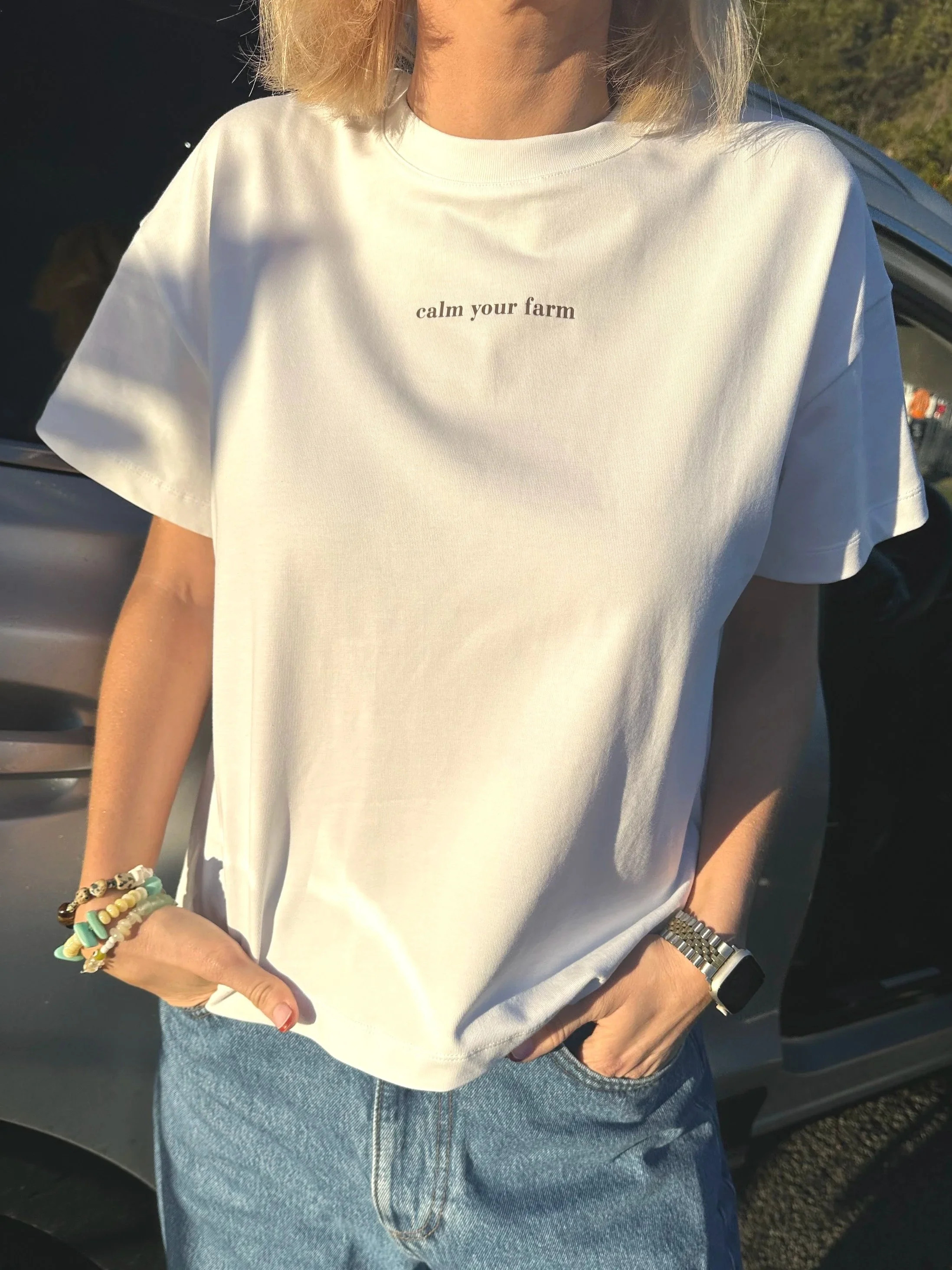 calm your farm tee