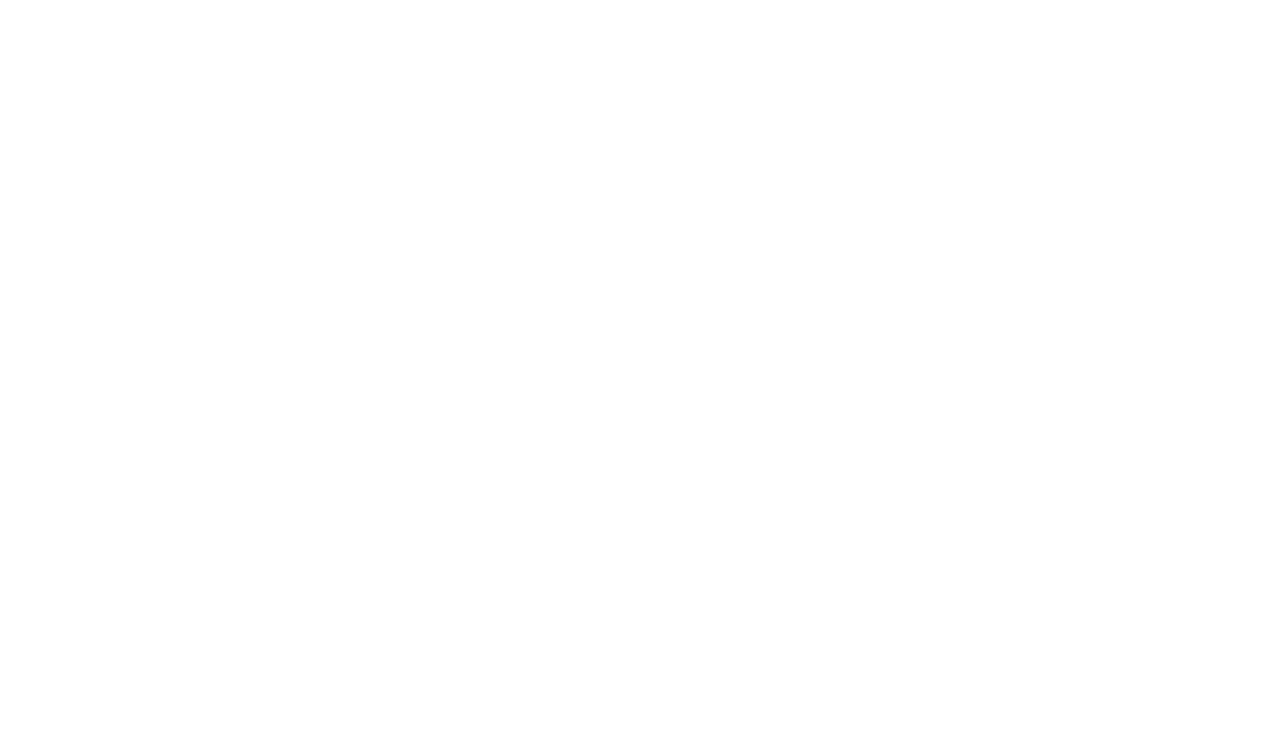 Drawing of three abstract human figures with large, oval heads and simple outline bodies on a black background.