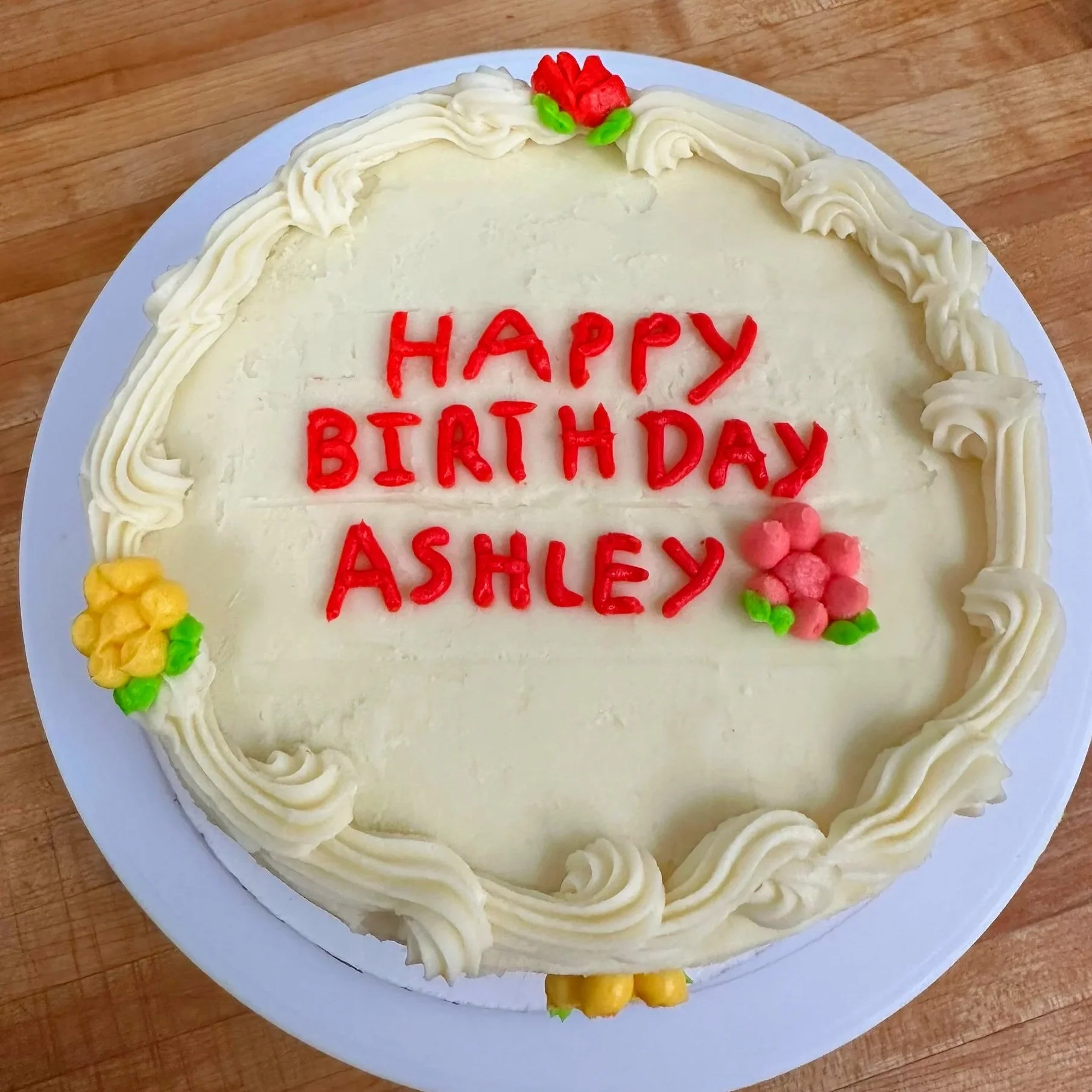 Flower Birthday cake