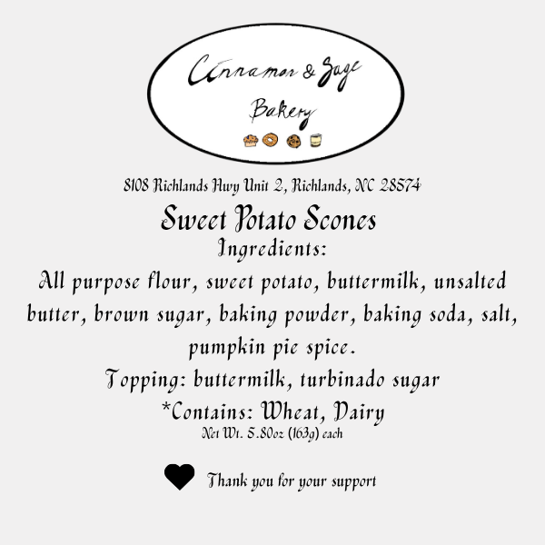 Sweet Potato Scone