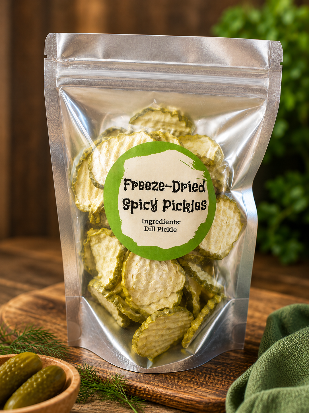 Freeze Dried Spicy Pickles