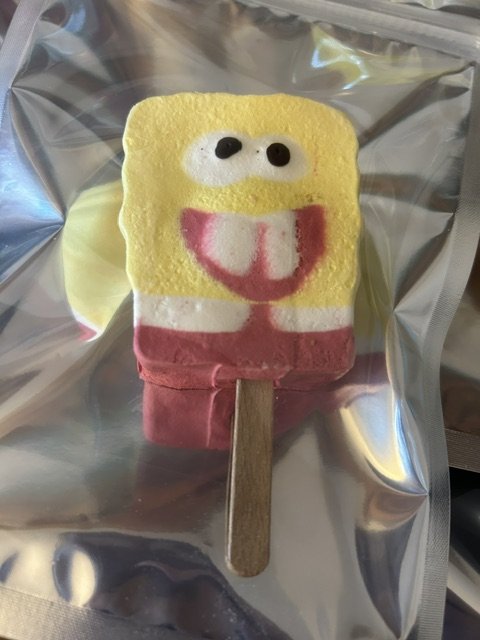 Freeze dried sponge bob ice cream 
