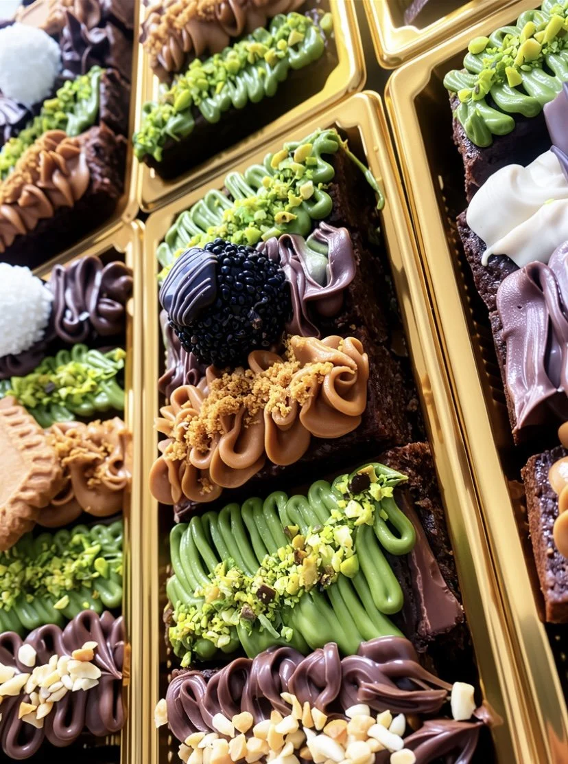 Chocolate Brownie Fingers Trays