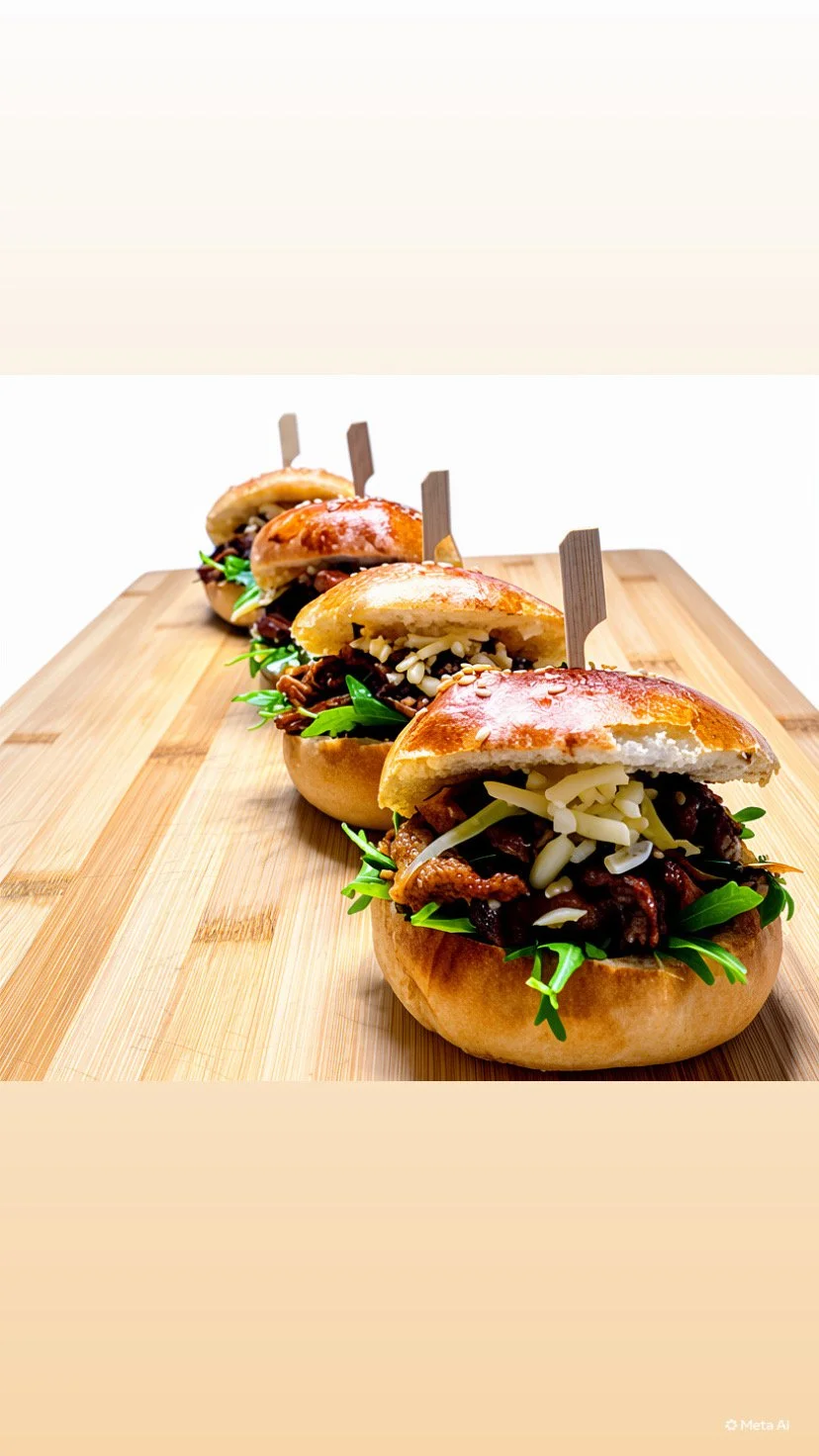BBQ Pulled Pork Burgers