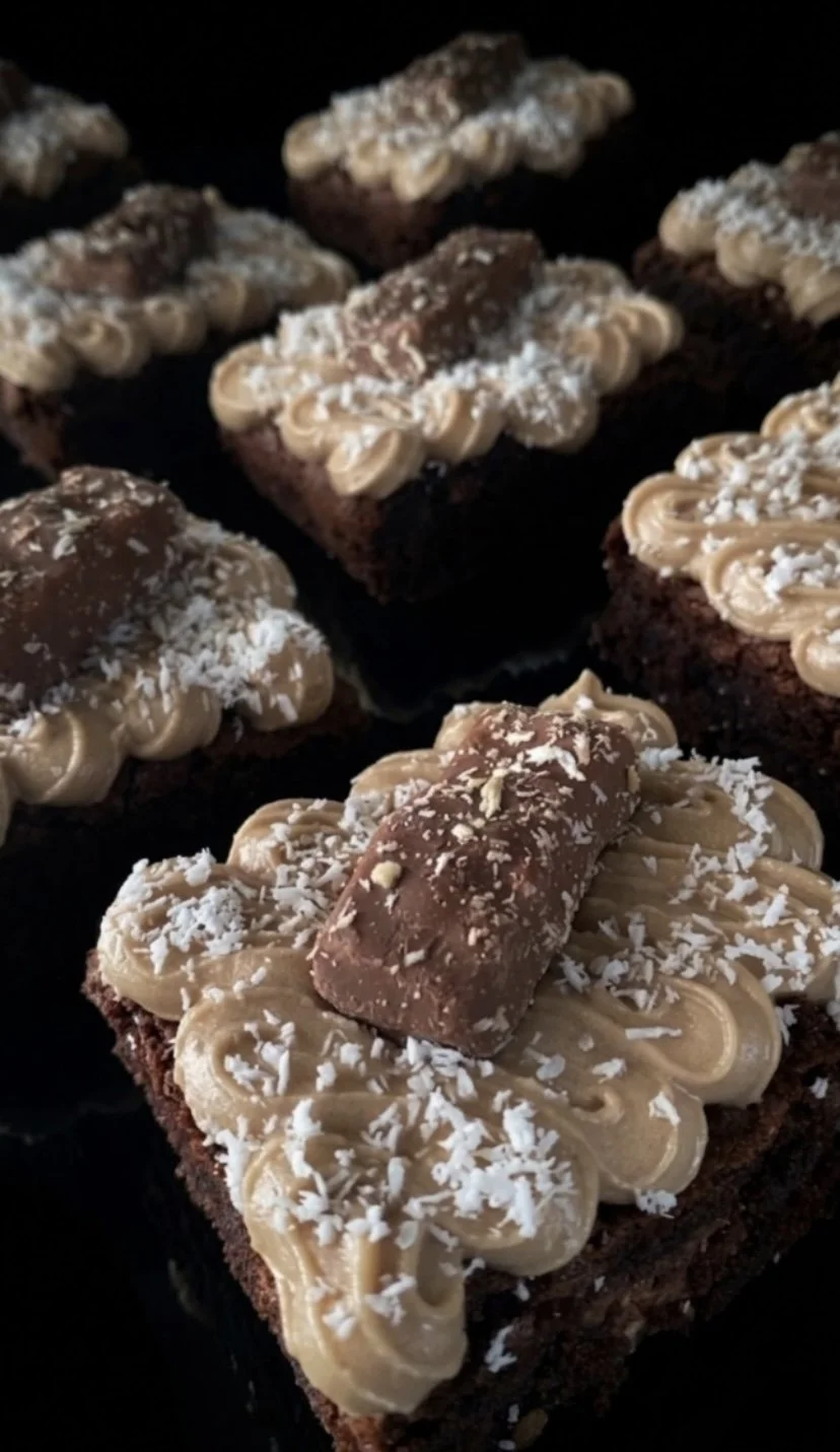 Coconut Rough Brownies