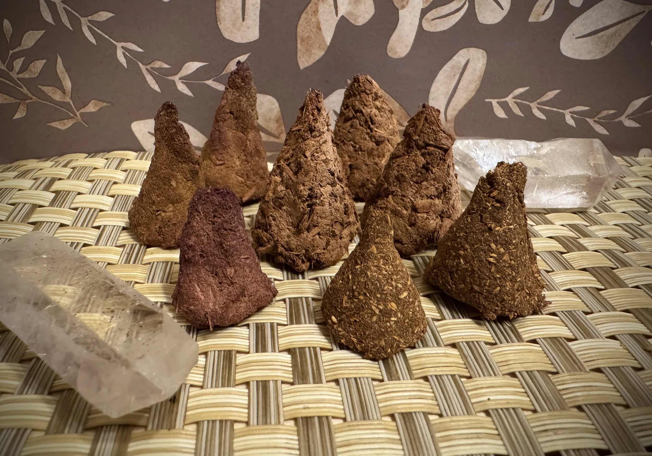 Natural Incense Cone 8pk