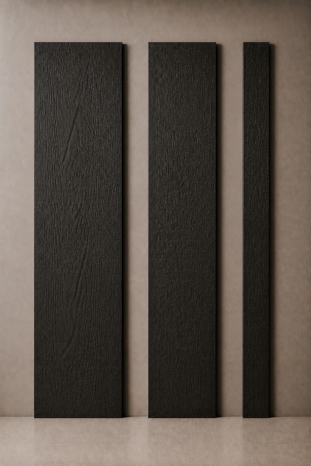 EBONY | LUXURY WOOD VENEER FLAT PANEL