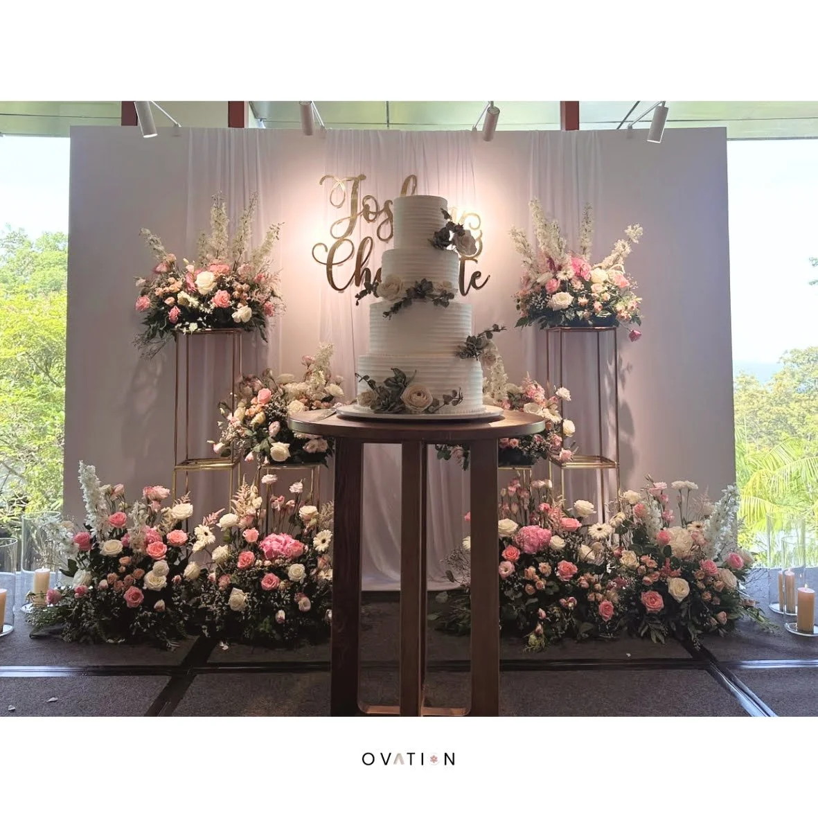 Stage Floral Decorations for weddings or events