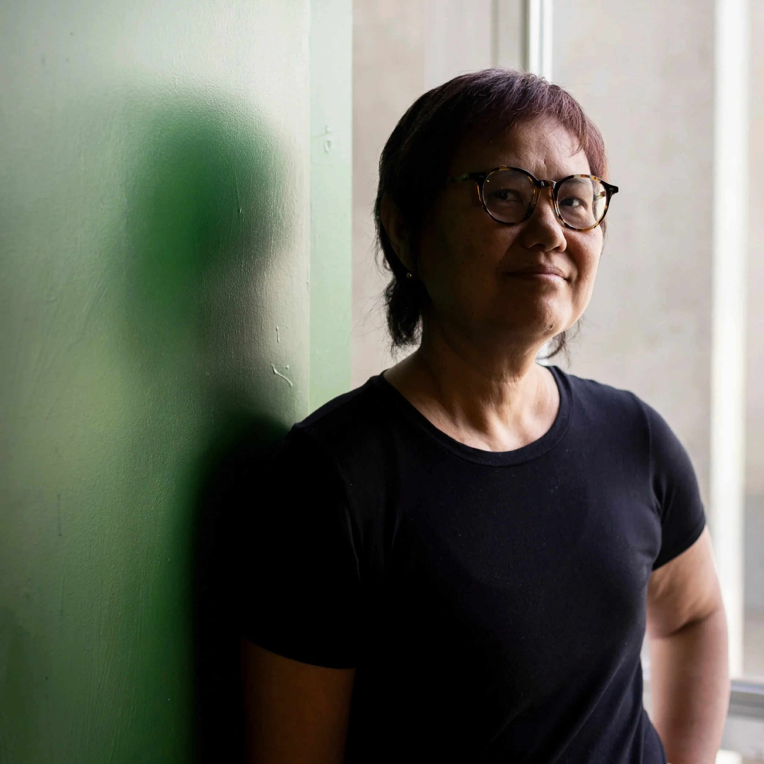 Portrait of Alice Shitani, now co-represented by Alison Bradley Projects in the United States with Almeida & Dale.