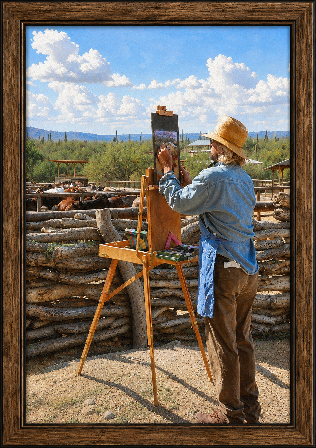 Plein-Air Artist at the Ranch Corral.png