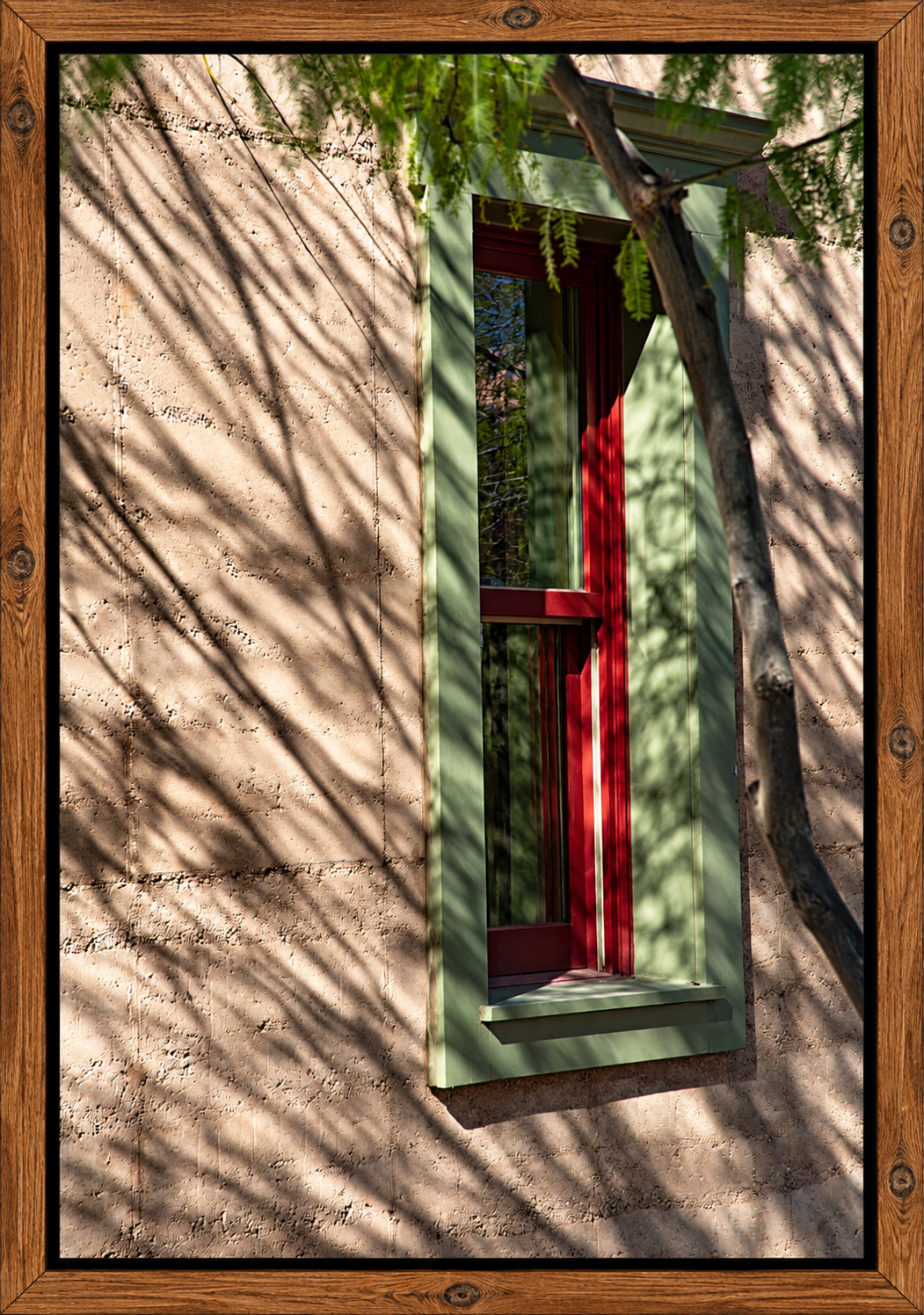 Sunlit Rustic Window and Shadows.png