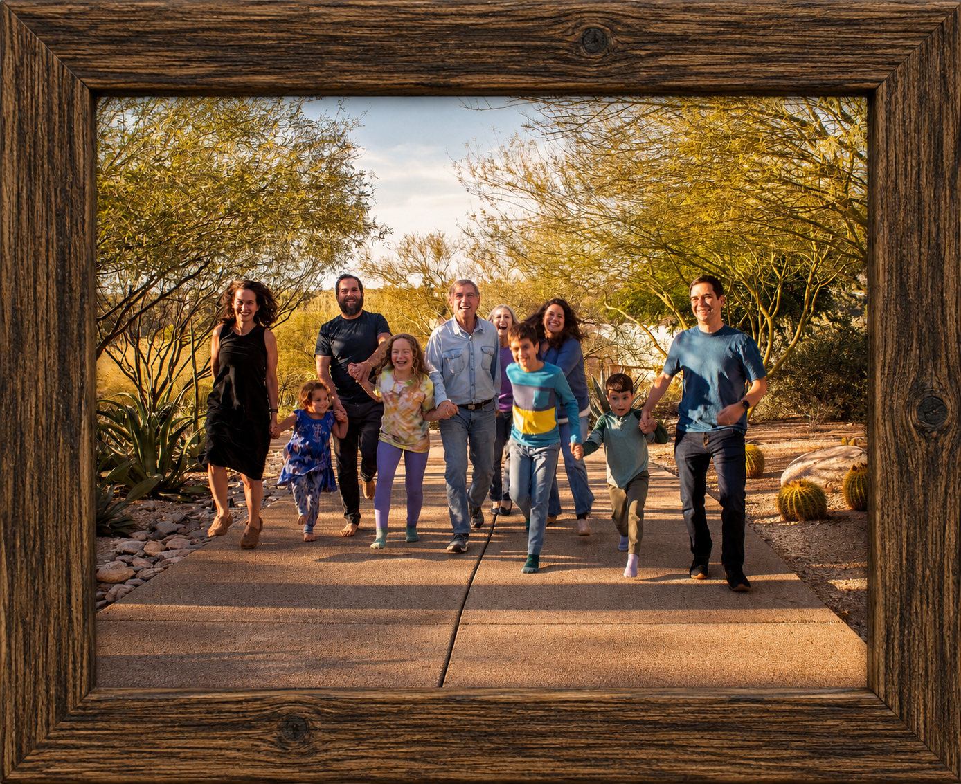Joyful Family Stroll Through Desert Gardens.png