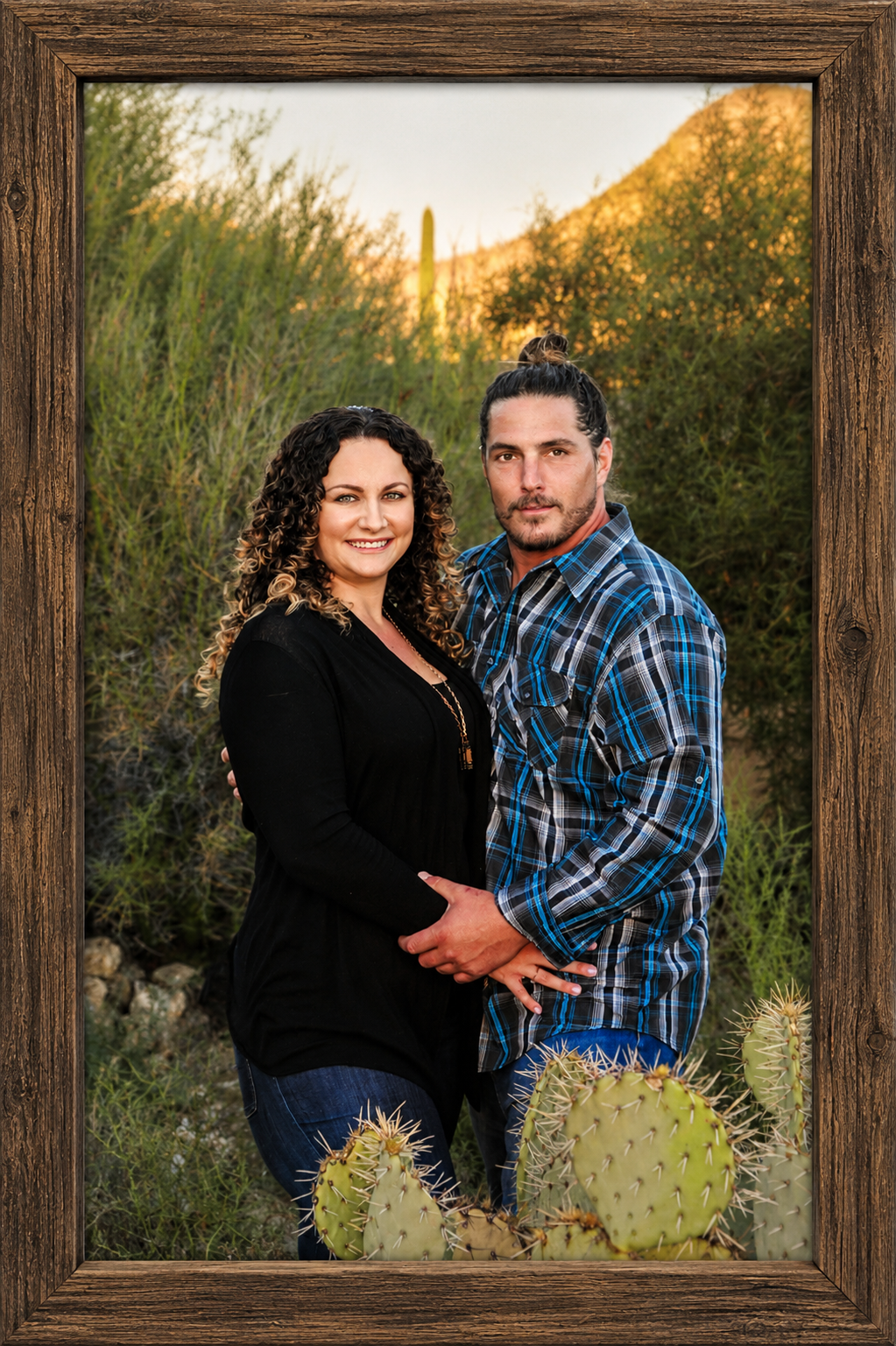 Golden Hour Desert Couple Portrait.png