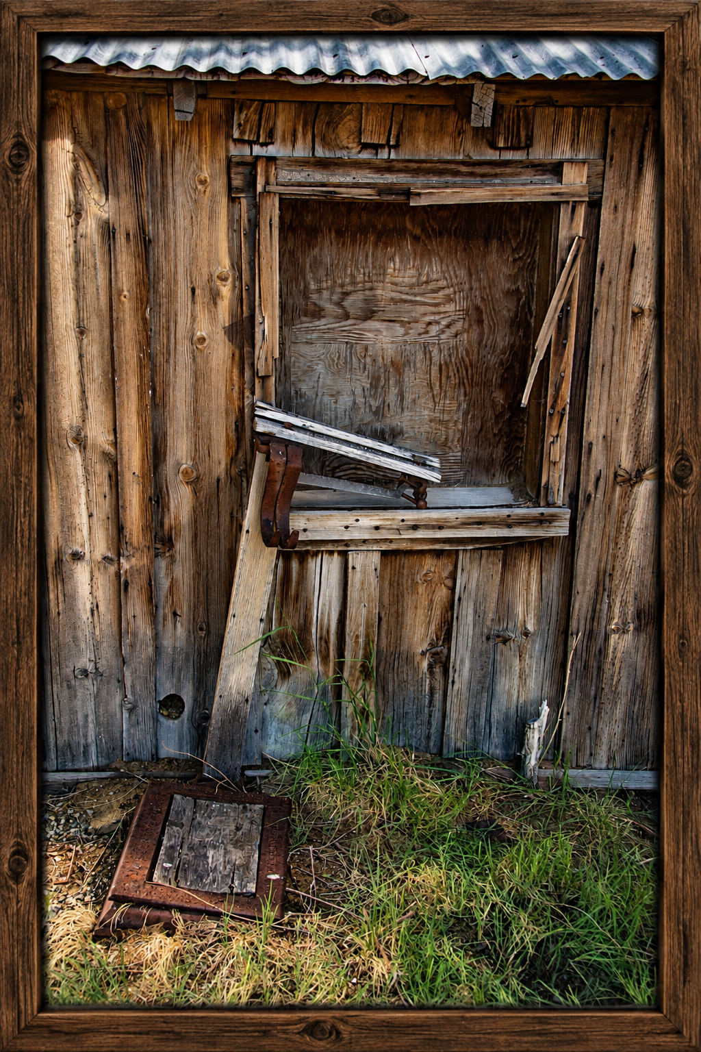 Weathered Shack Window in Sunlight.png