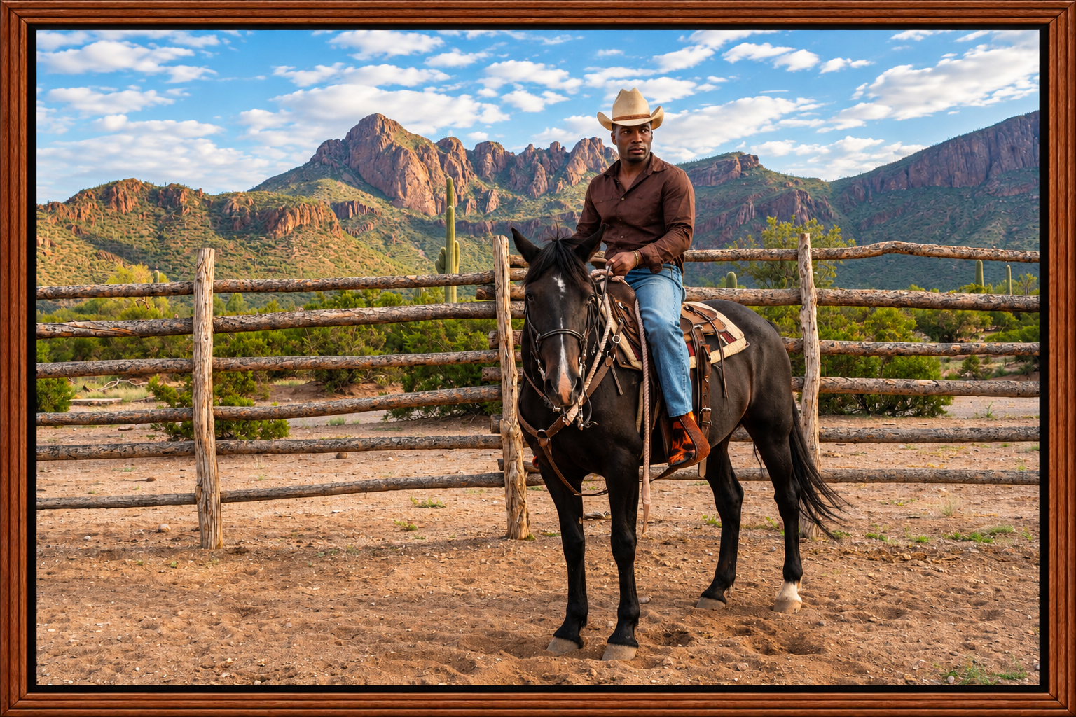Framed Desert Cowboy Portrait.png