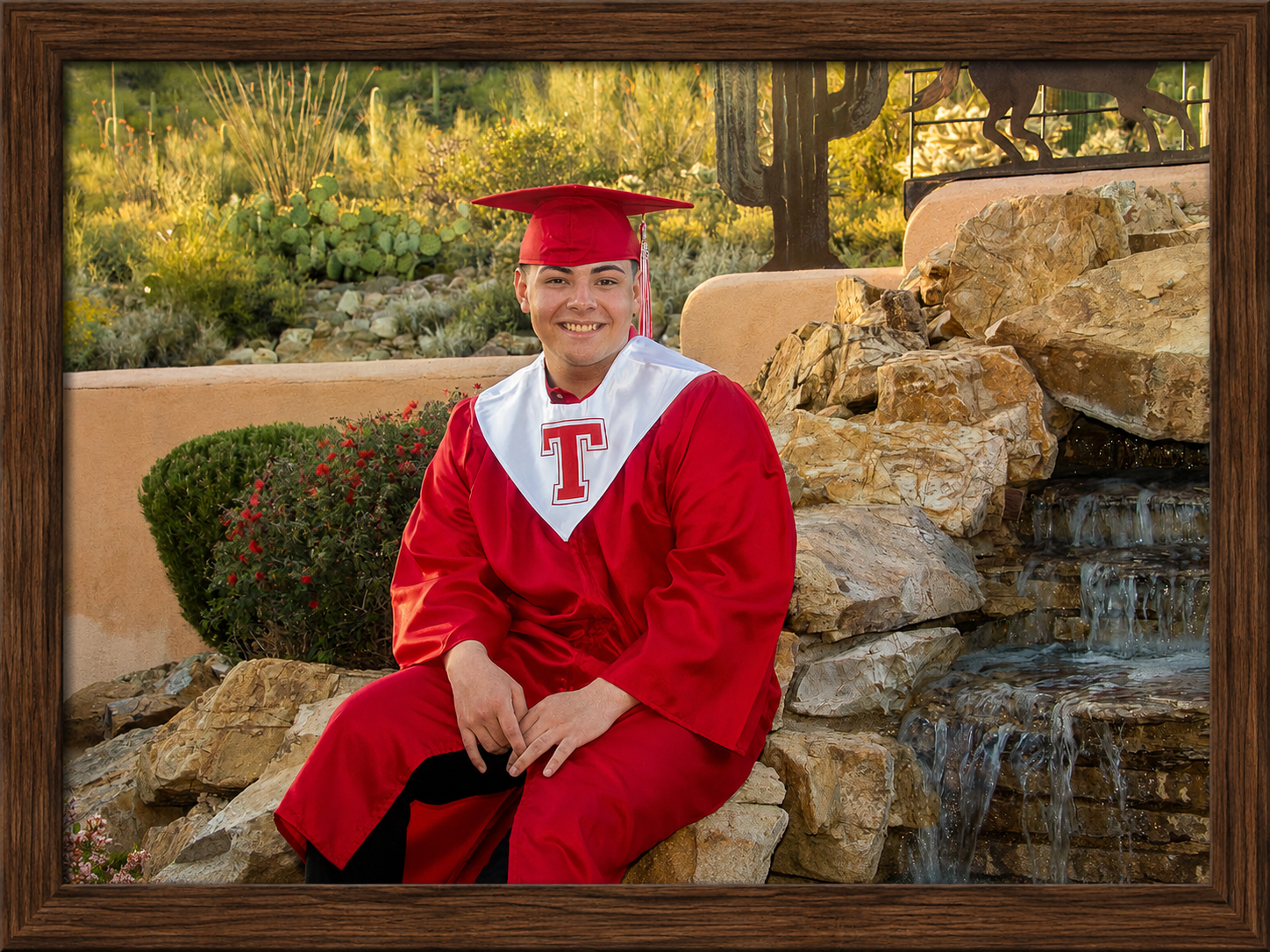 Framed Desert Garden Graduation Portrait.png
