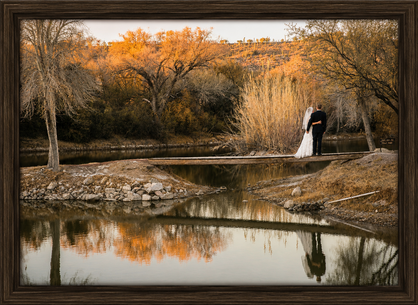 Golden Hour Riverside Wedding Portrait.png