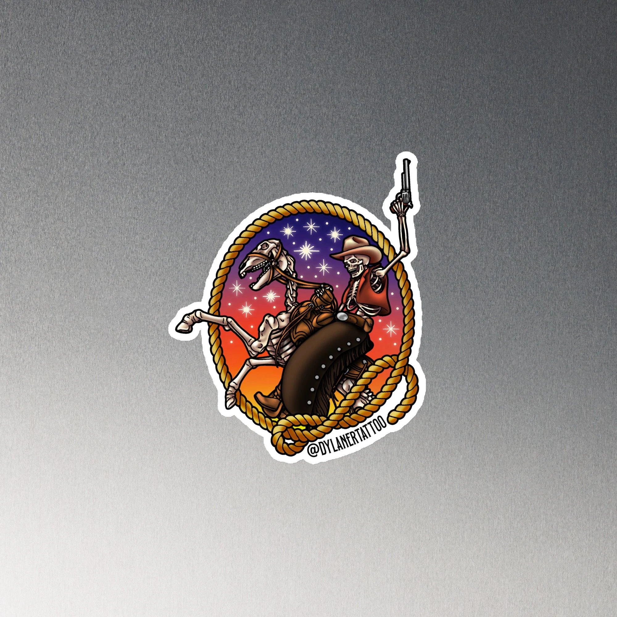 Ride To Sunset Magnet