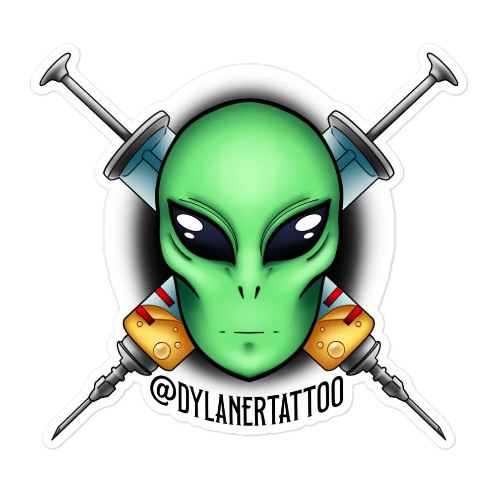Aliens Exist Sticker