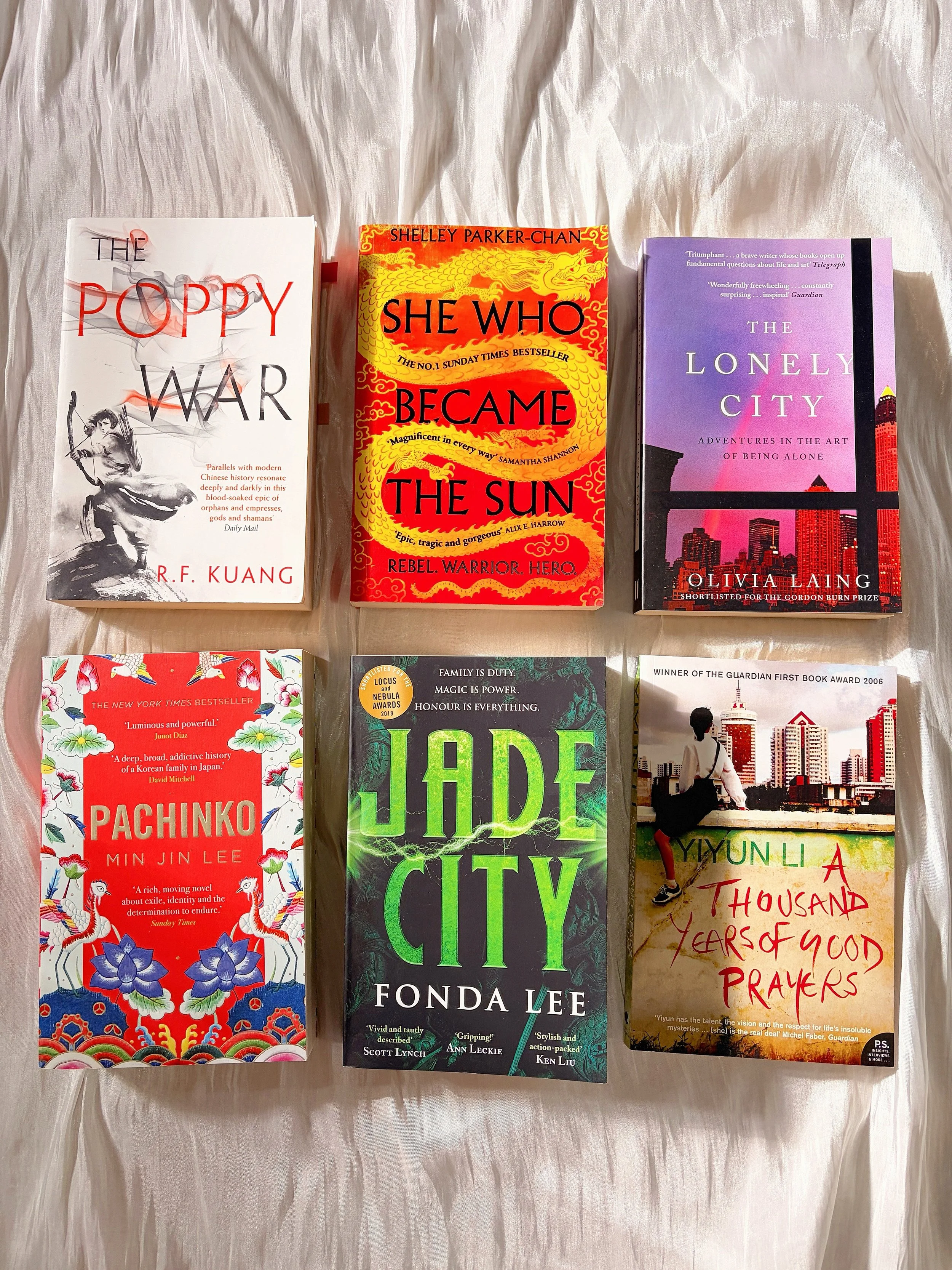 Happy (rather late) AAPI heritage month! Here are a bunch of my favourite Asian authors and books 🩵 I&rsquo;m conscious that I have a bias towards East Asian authors so any recs for Pacific Islander and South/Southeast Asian books would be appreciat