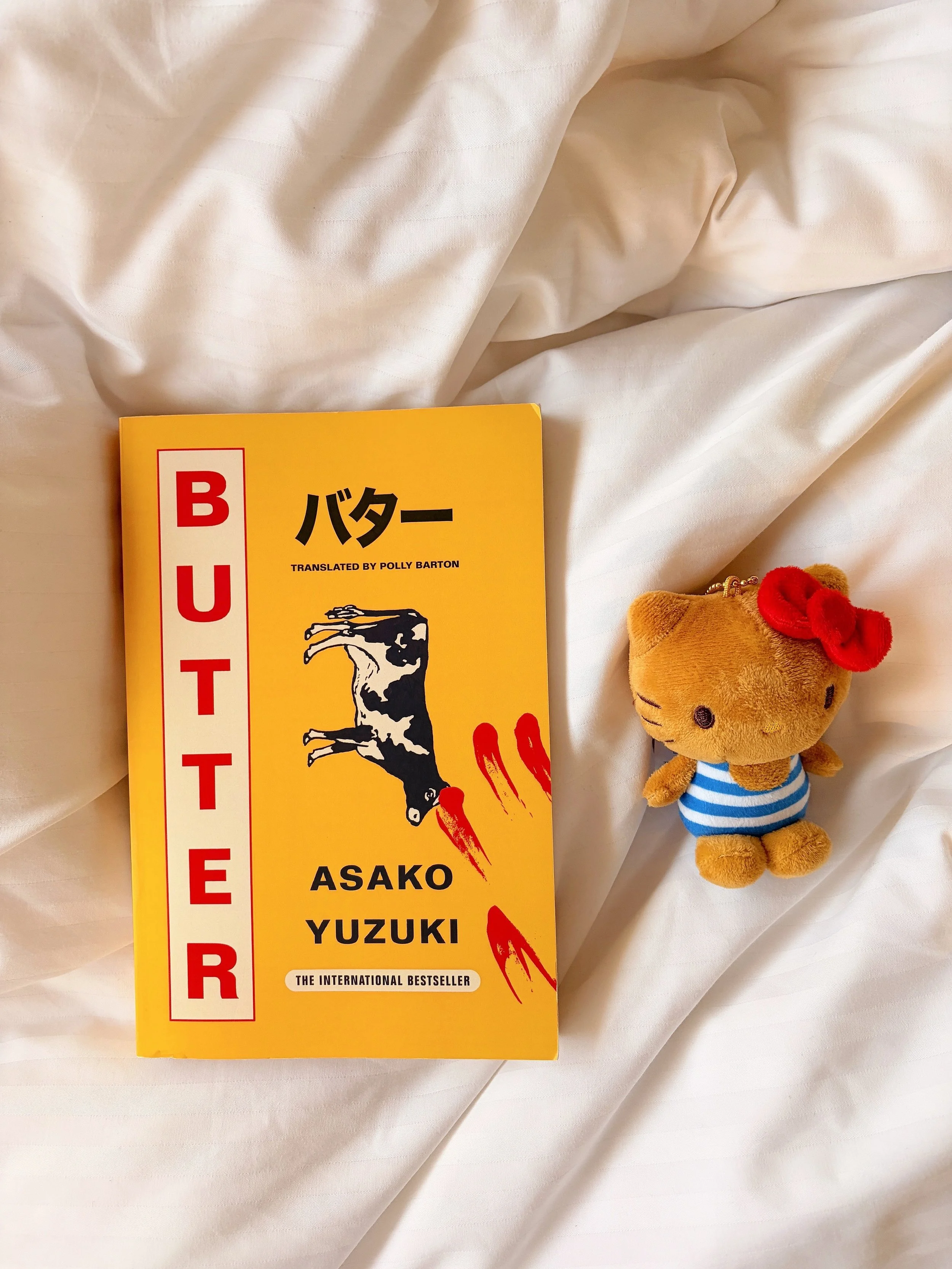BOOK REVIEW // Butter by Asako Yuzuki 🧈✨

&ldquo;There are two things that I can simply not tolerate: feminists and margarine.&ldquo;

What a joy to read this whilst travelling around Okinawa and Fukuoka, a little sunbeam-yellow book tucked under my