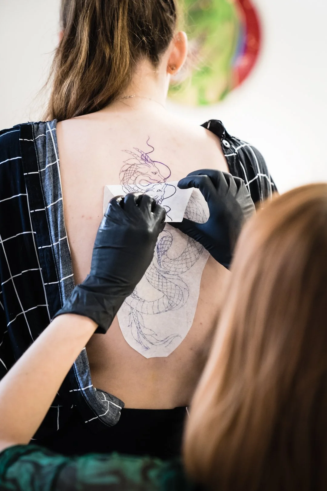 Chloé at work - Chreativ'Ink Studio Family shooting