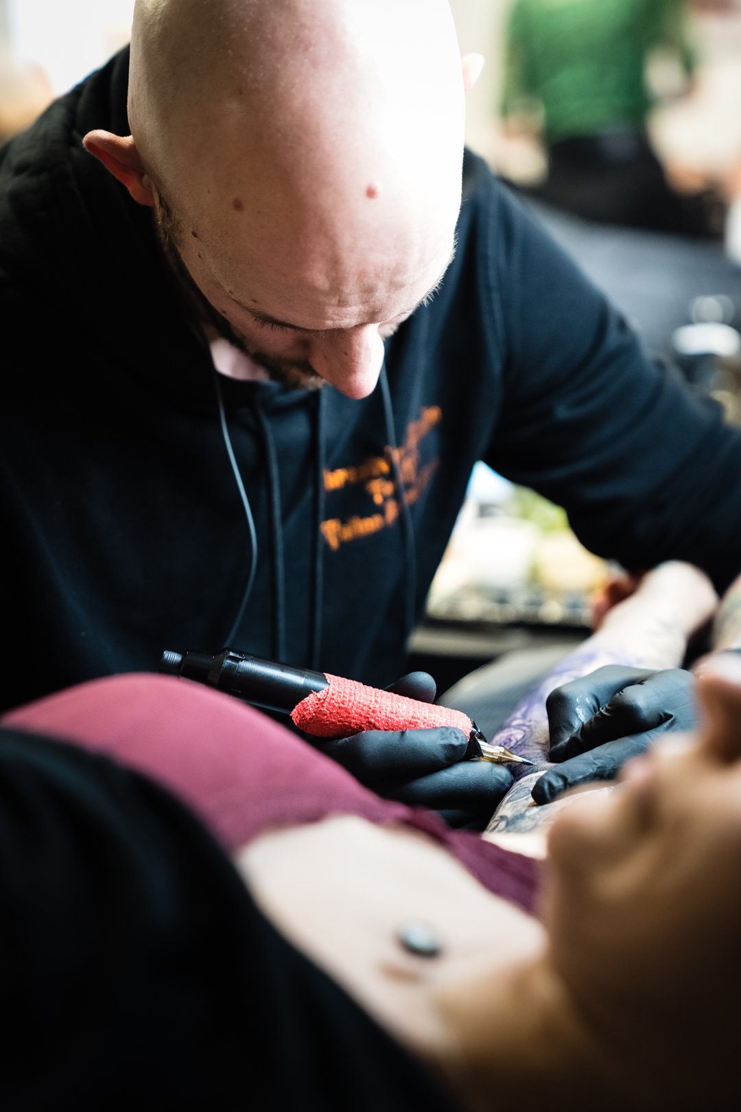 Thomas at work - Chreativ'Ink Studio Family shooting
