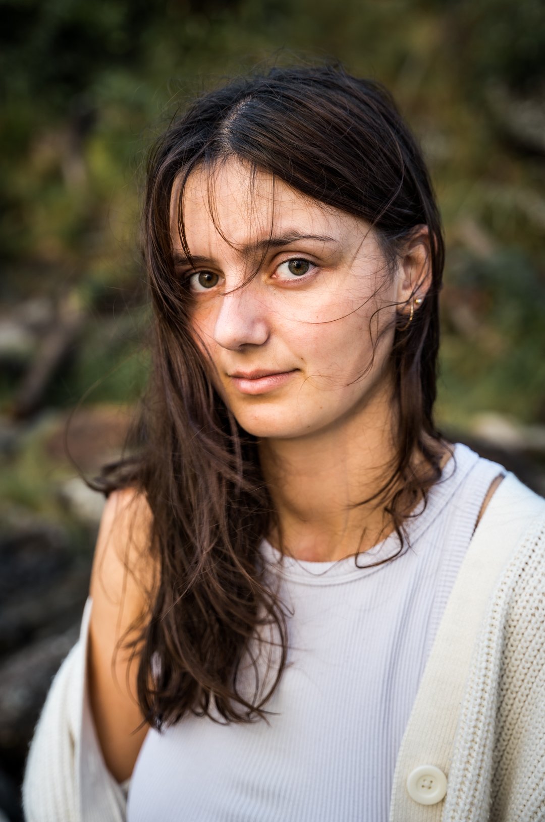Lucile's portrait at mainly beach