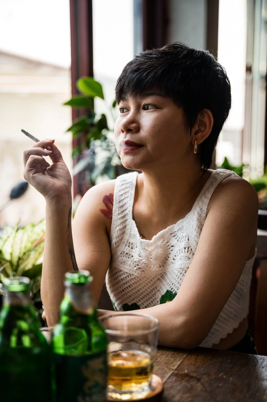 A stranger met in Ho-Chi-Minh street during a stopover - one of my first street photography portraits