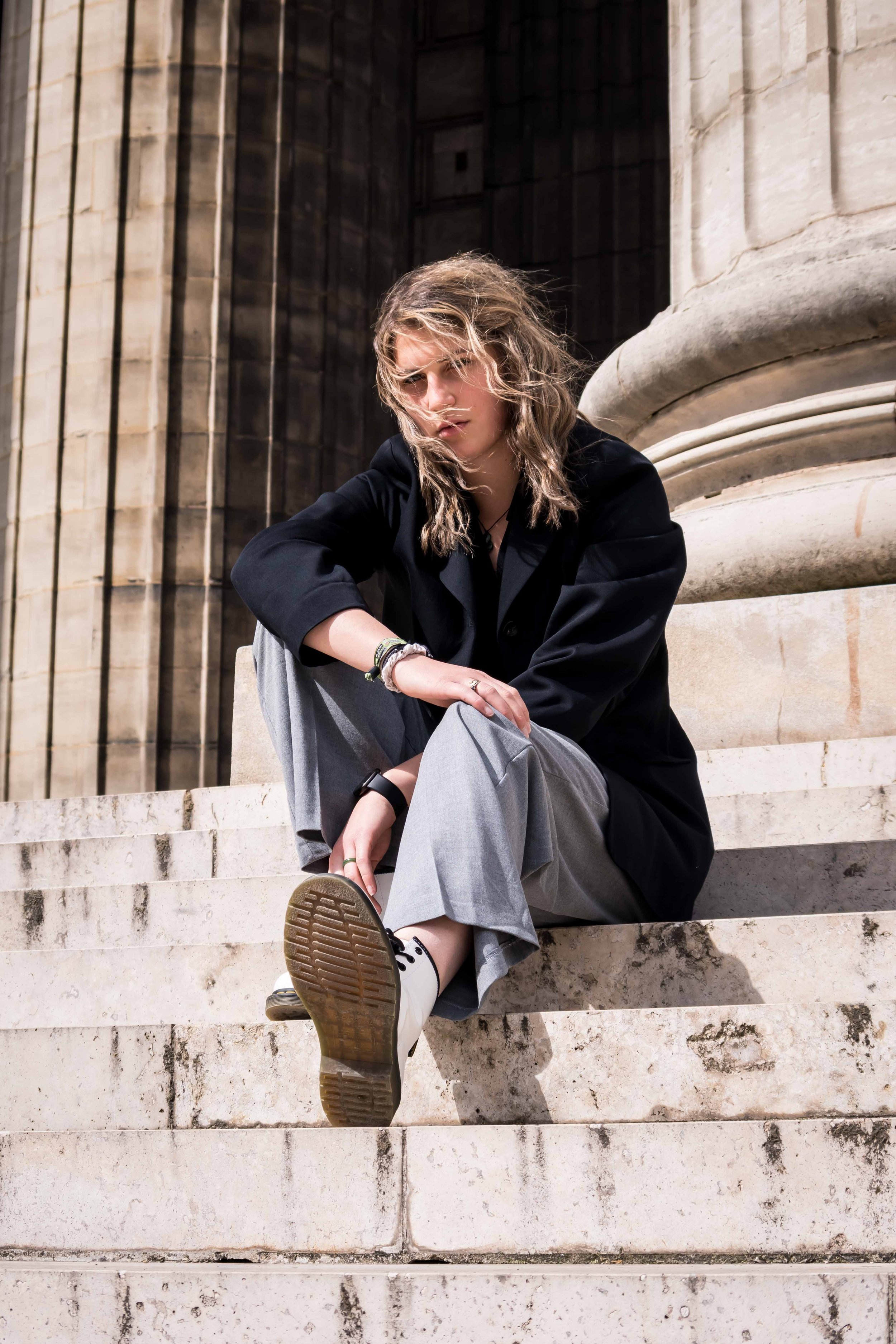 Anna in Paris photoshoot