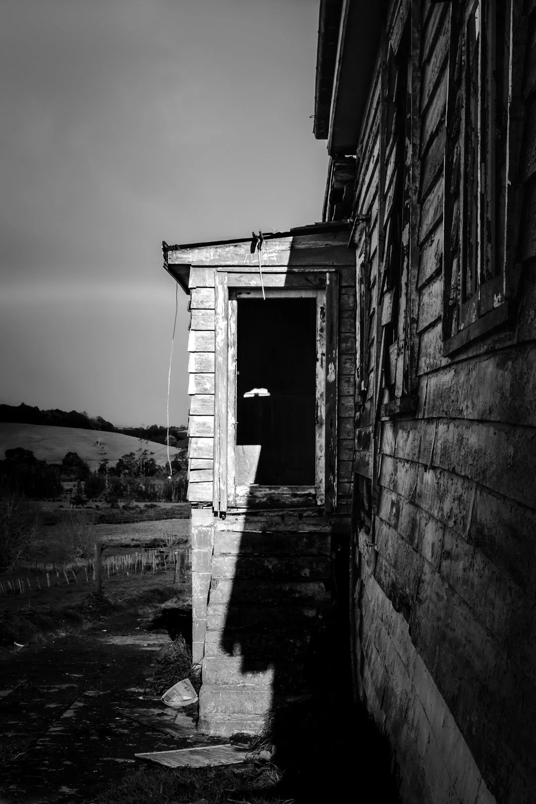 Abandonned house, New Zealand