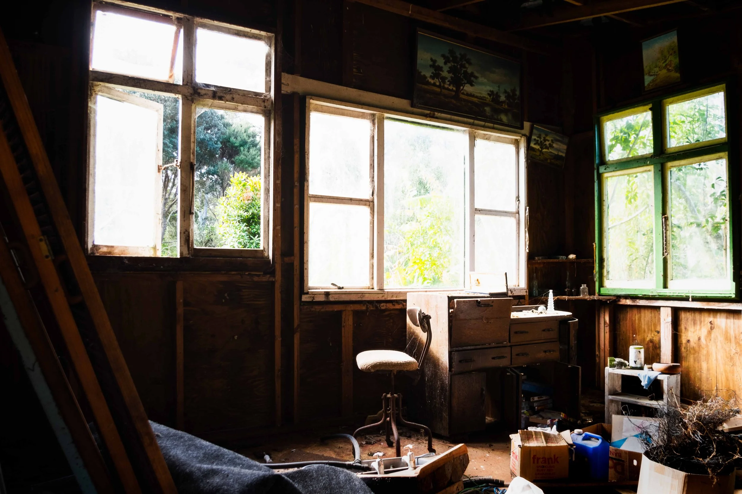 Abandonned house, New Zealand