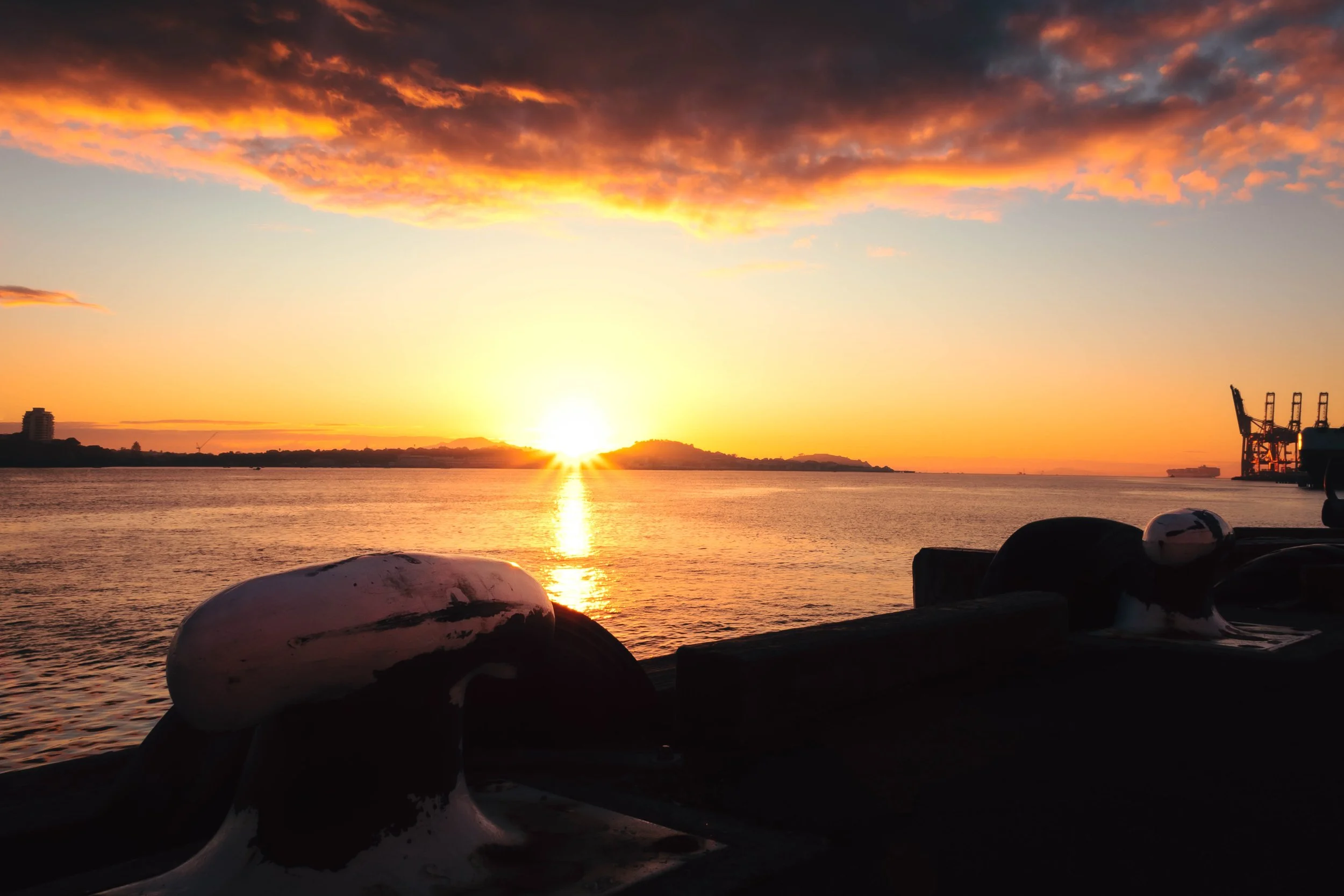 Auckland harbor, New Zealand
