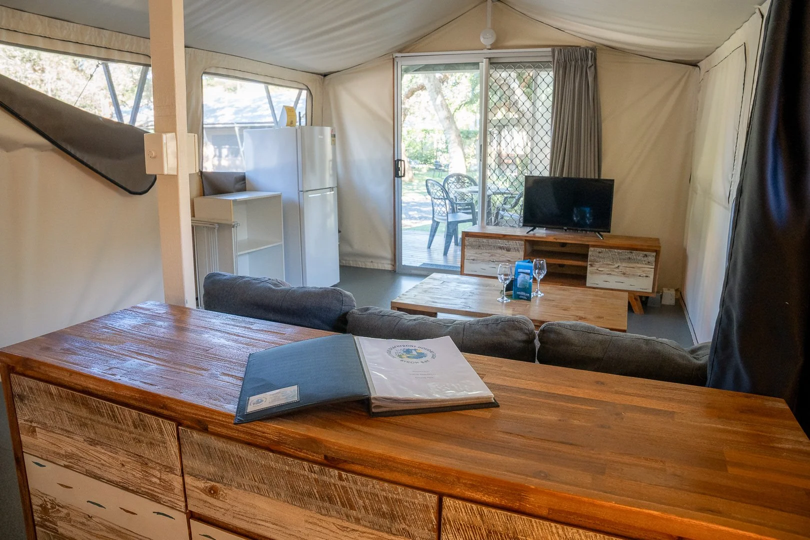 Photography of a Suffolk Beachfront Holiday Park - Safari Tent