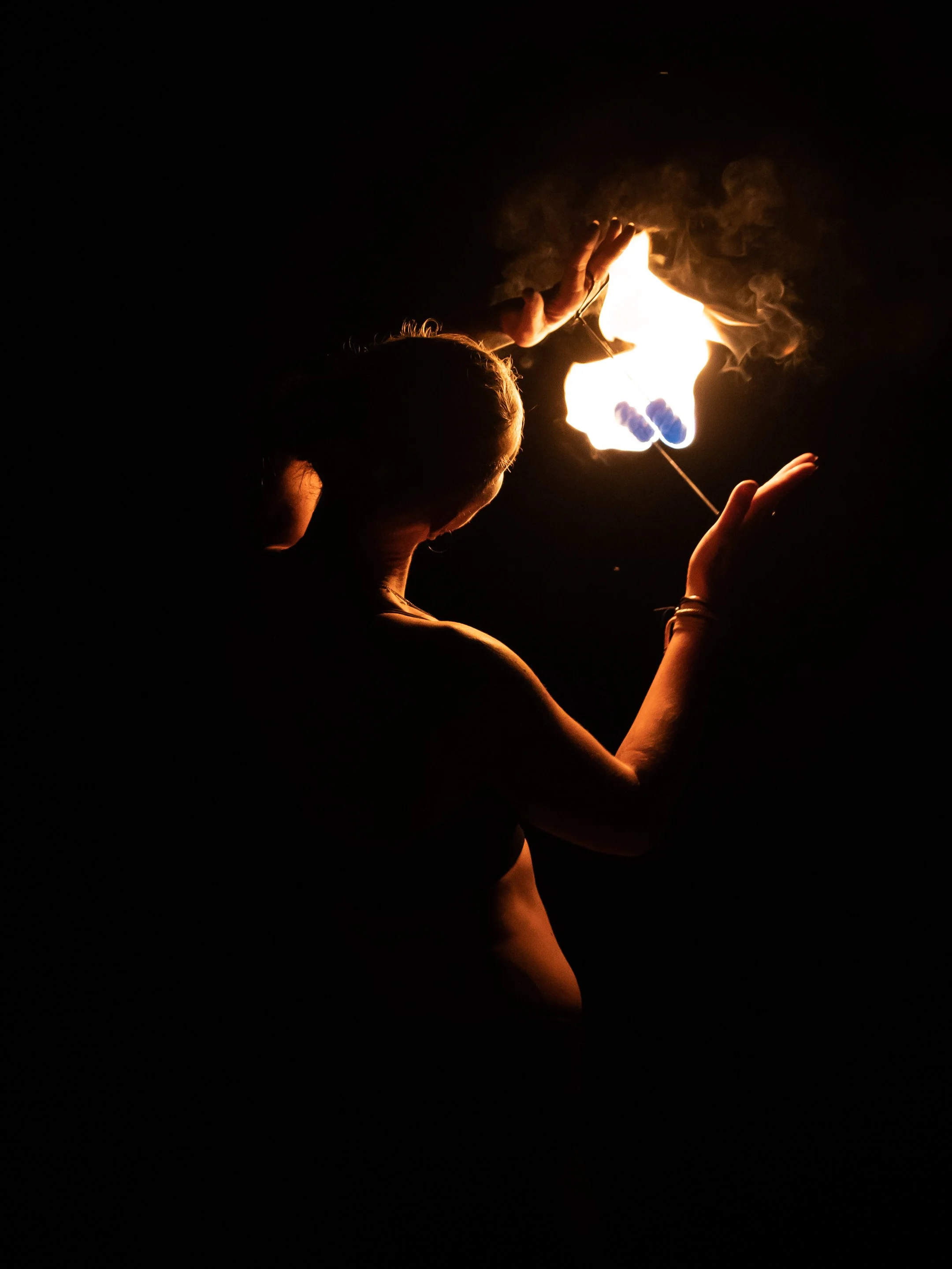 Brie playing with fire