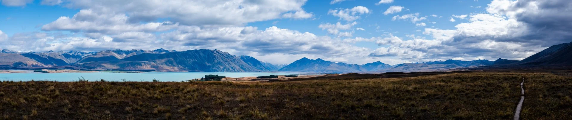 Tekapo Lake landscape, New Zealand