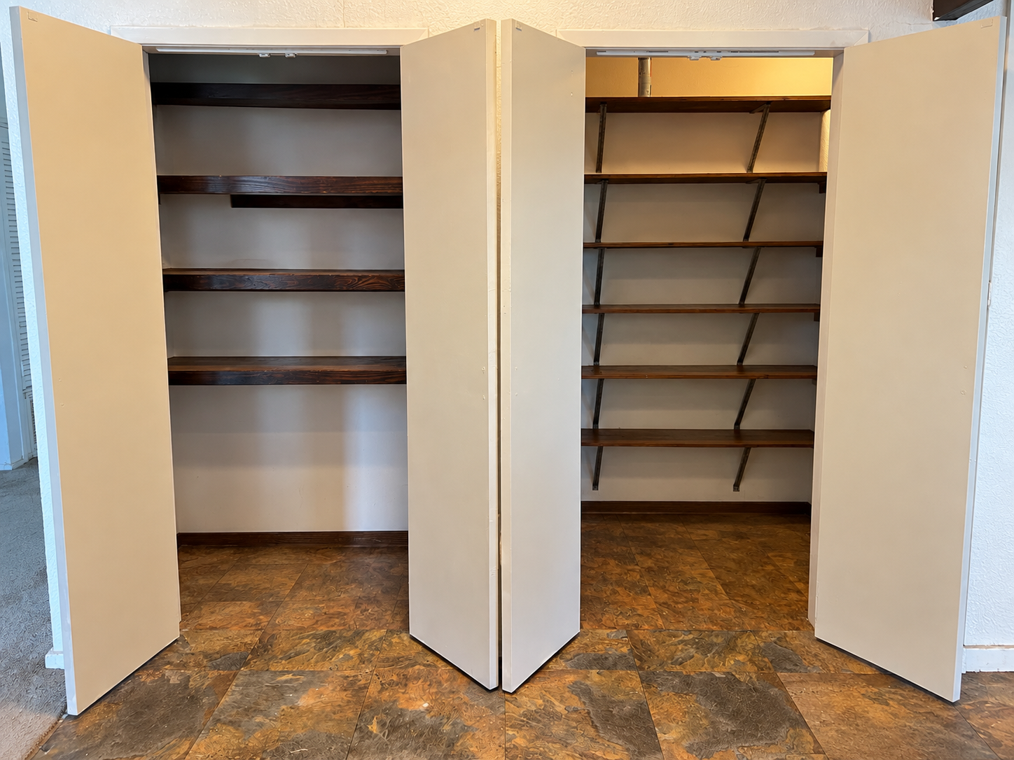 Walk-in and extra storage