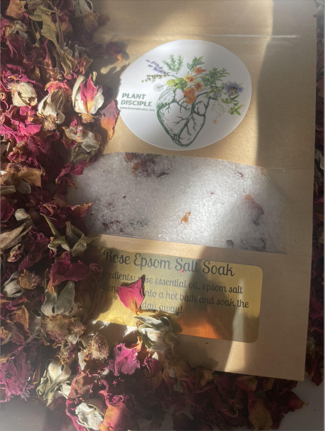 Rose Epsom Salt Bath Soak