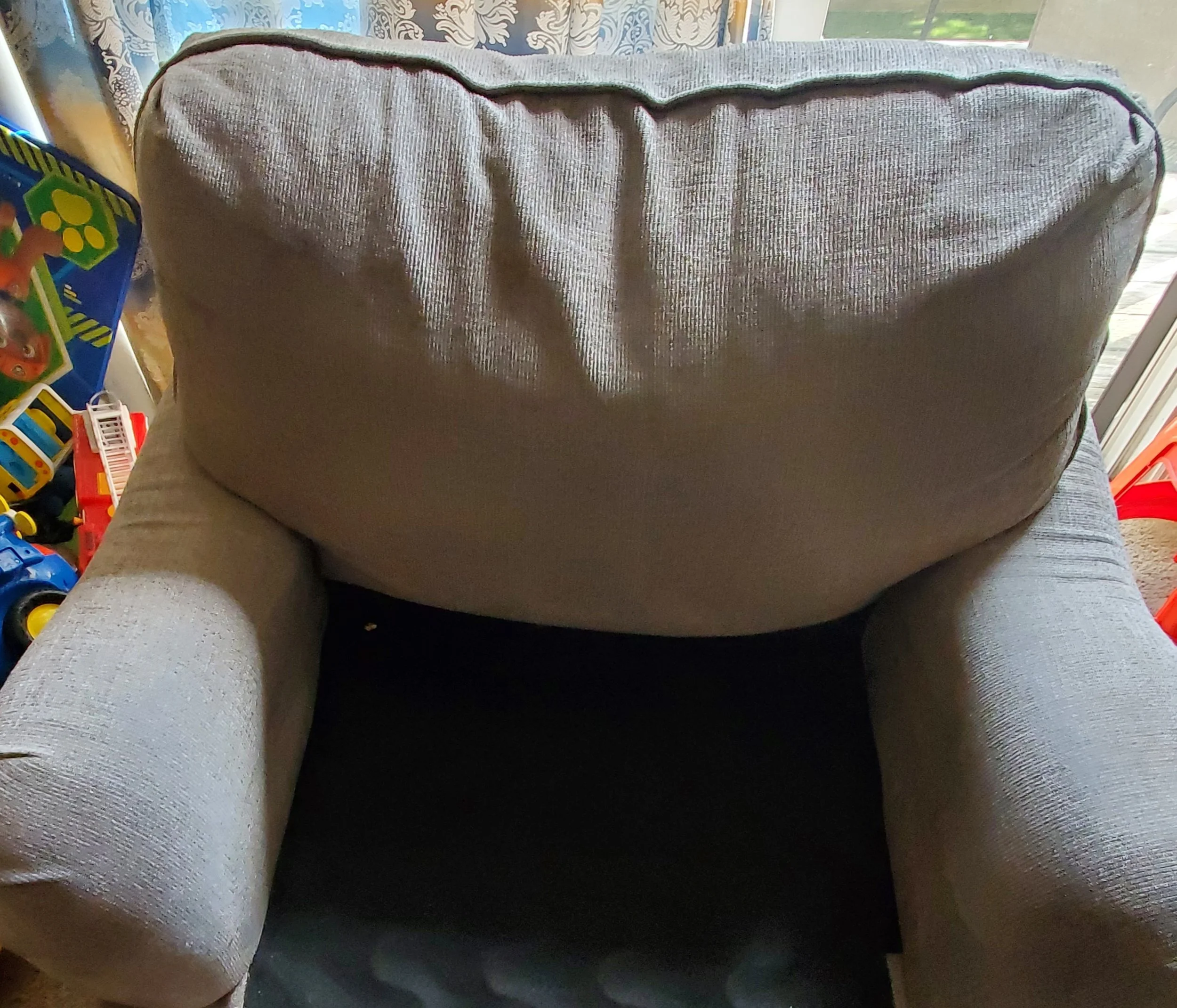 Chair stains removed - AFTER UPHOLSTERY CLEANING