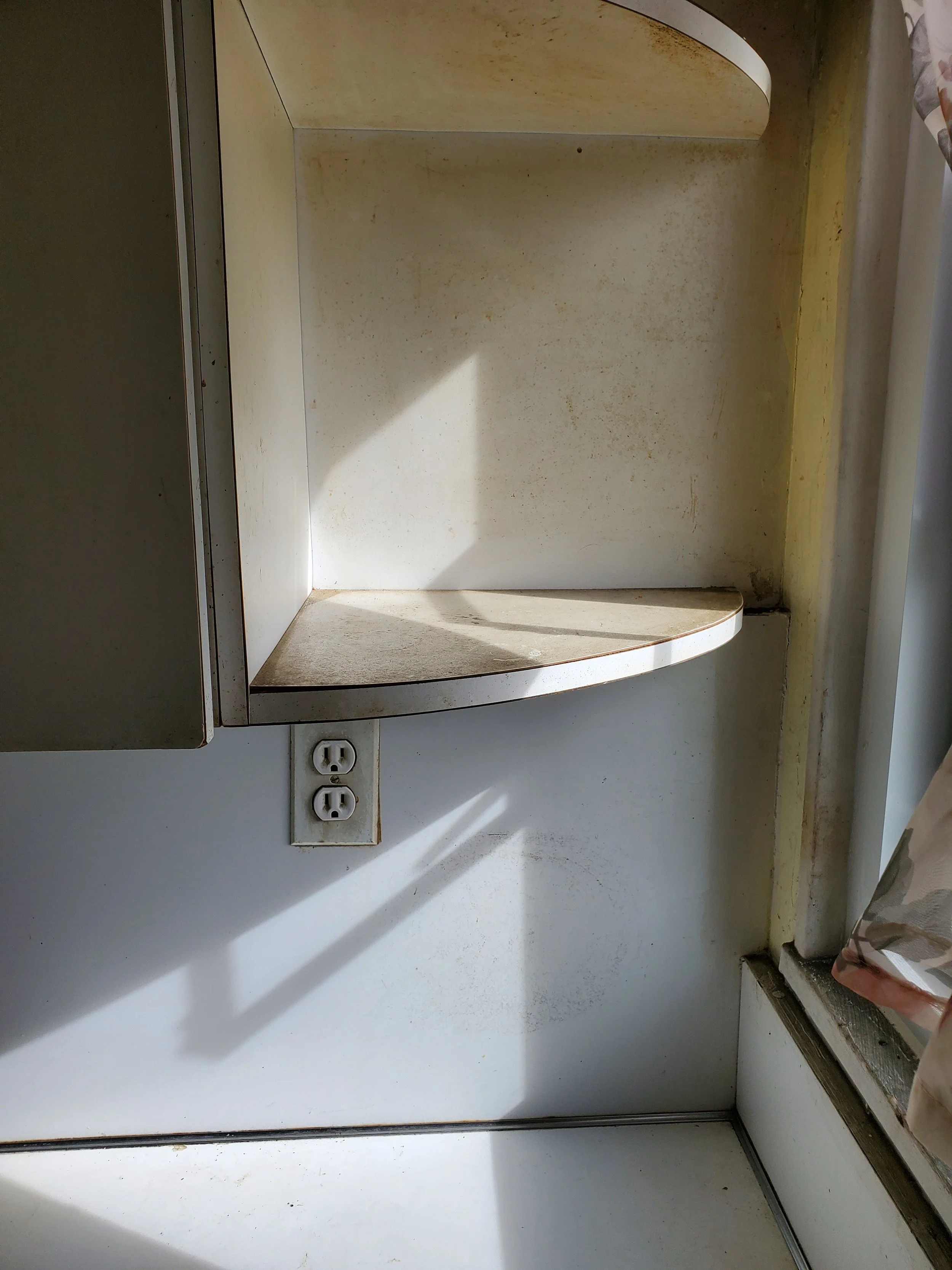 The Greasy Shelf -BEFORE CLEAN-UP