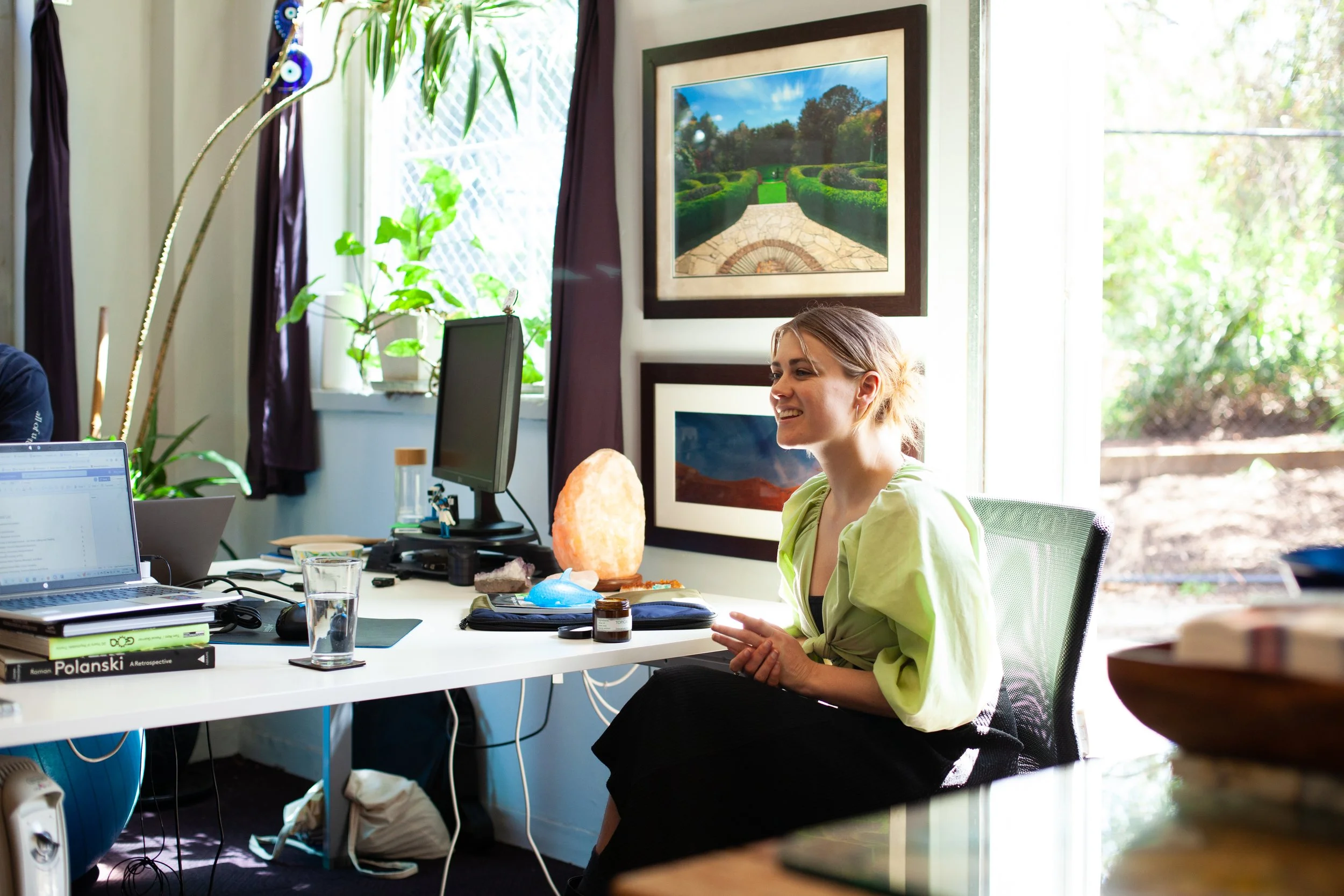 Interior photo of office space in Donkey Wheel House